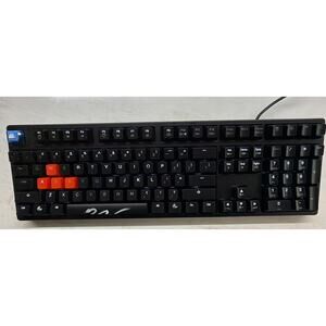 Ducky Shine 3 mechanical keyboard with MX Blue clicky switches + custom keycap